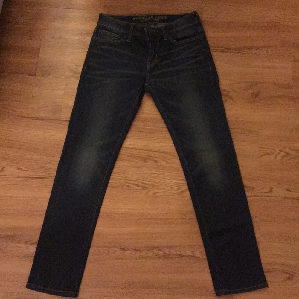American Eagle Dark Wash Extreme Flex Skinny Jeans